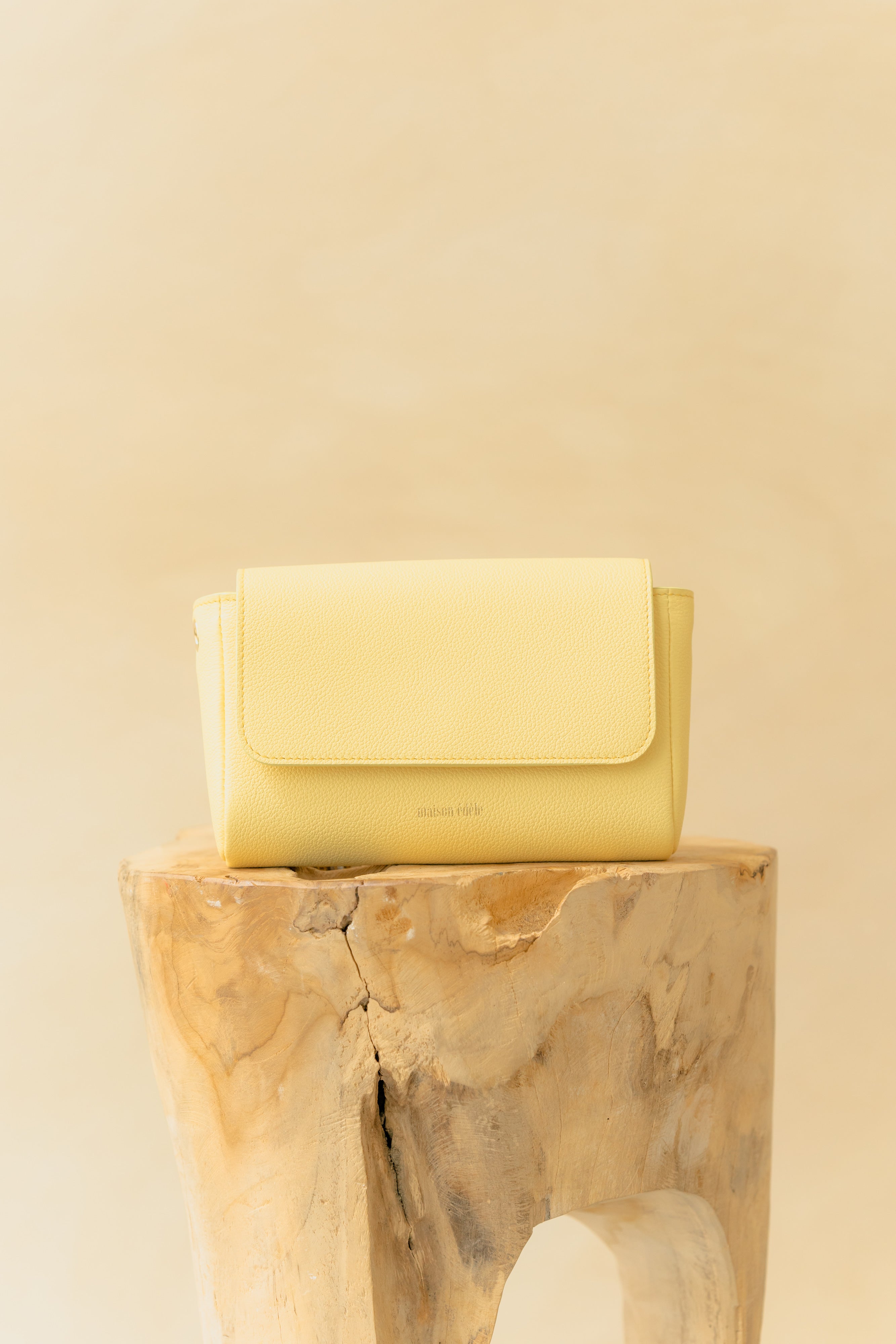 Iris Mimosa, Bandoulière Large Mimosa et Mocha Glacé