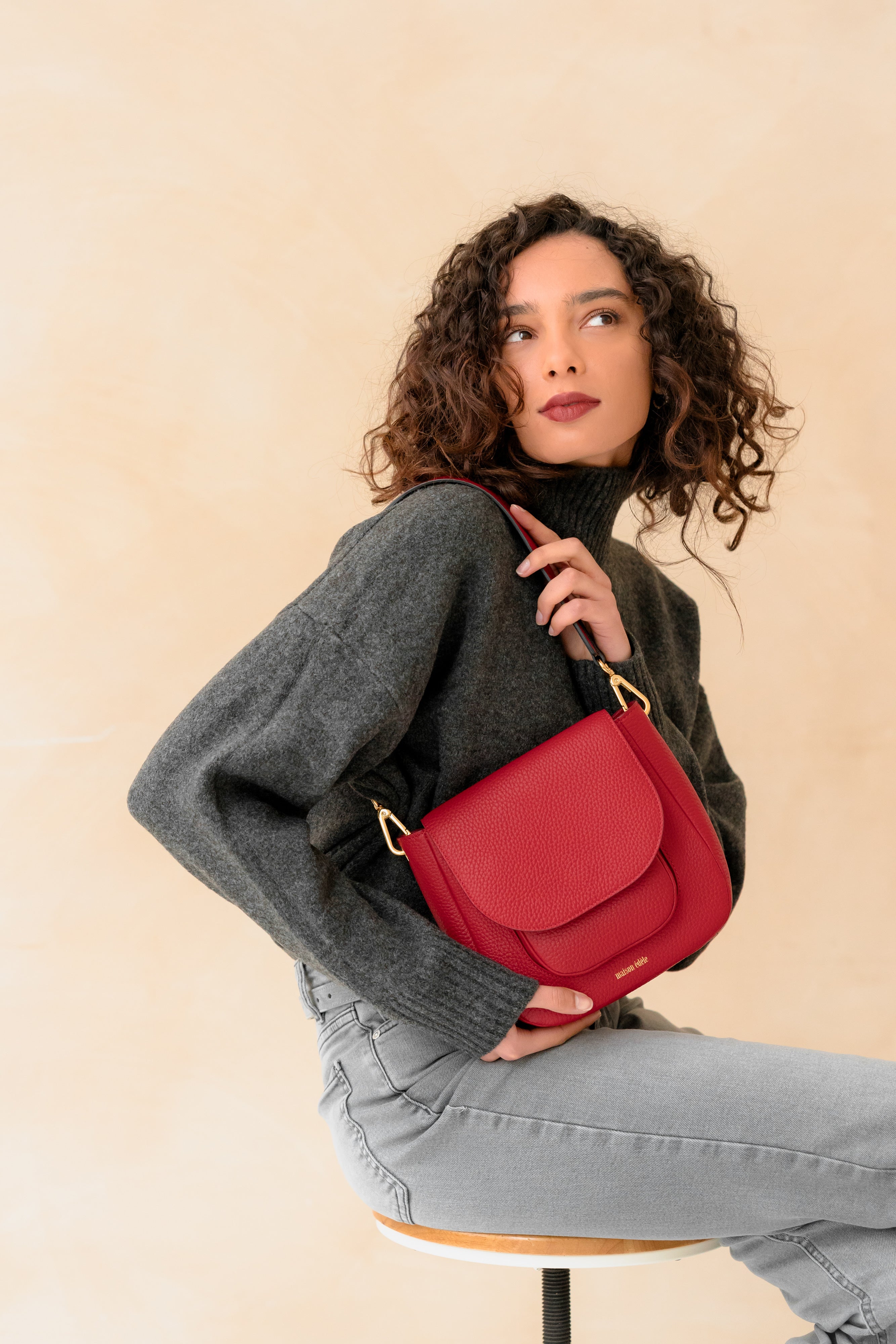 Édèle Rouge Bisous, Poignée Rouge Bisous et Noir Caviar