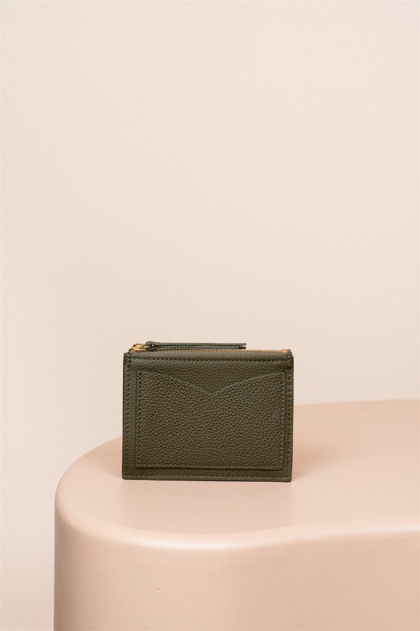 Portefeuille Zippé, Kaki