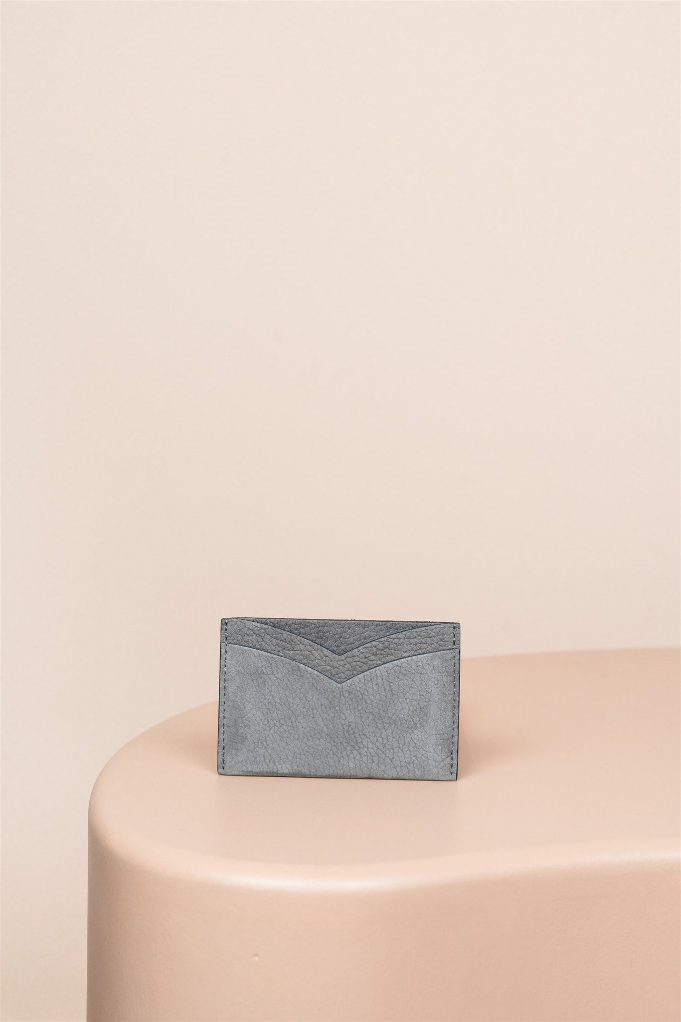Porte Cartes, Gris Nubuck