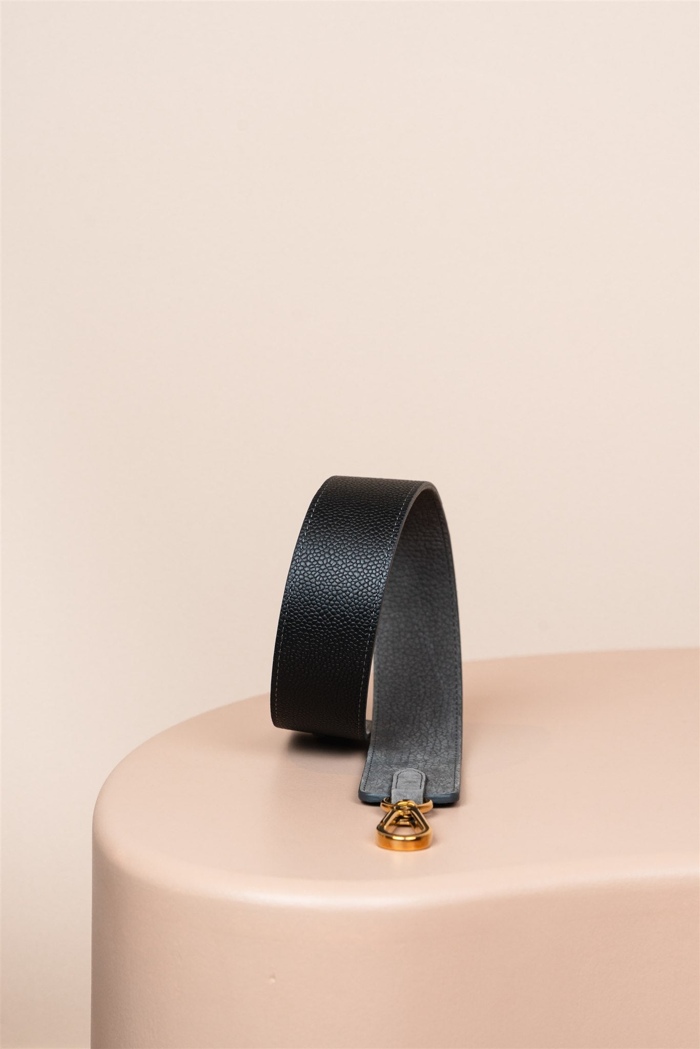 Caviar Black Edèle, Caviar Black and Nubuck Grey Handle