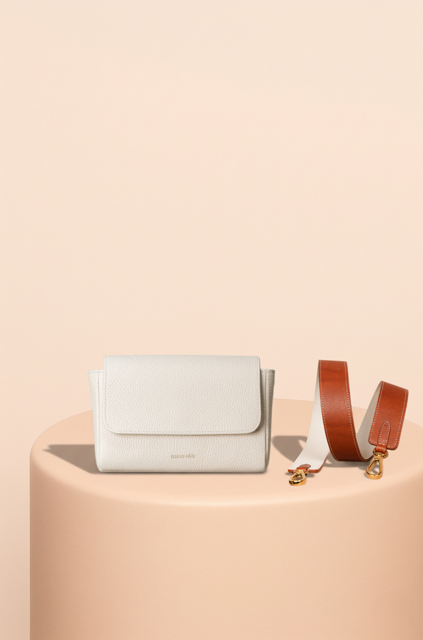 Iris Iced Latte, Bandoulière Large Camel et Iced Latte