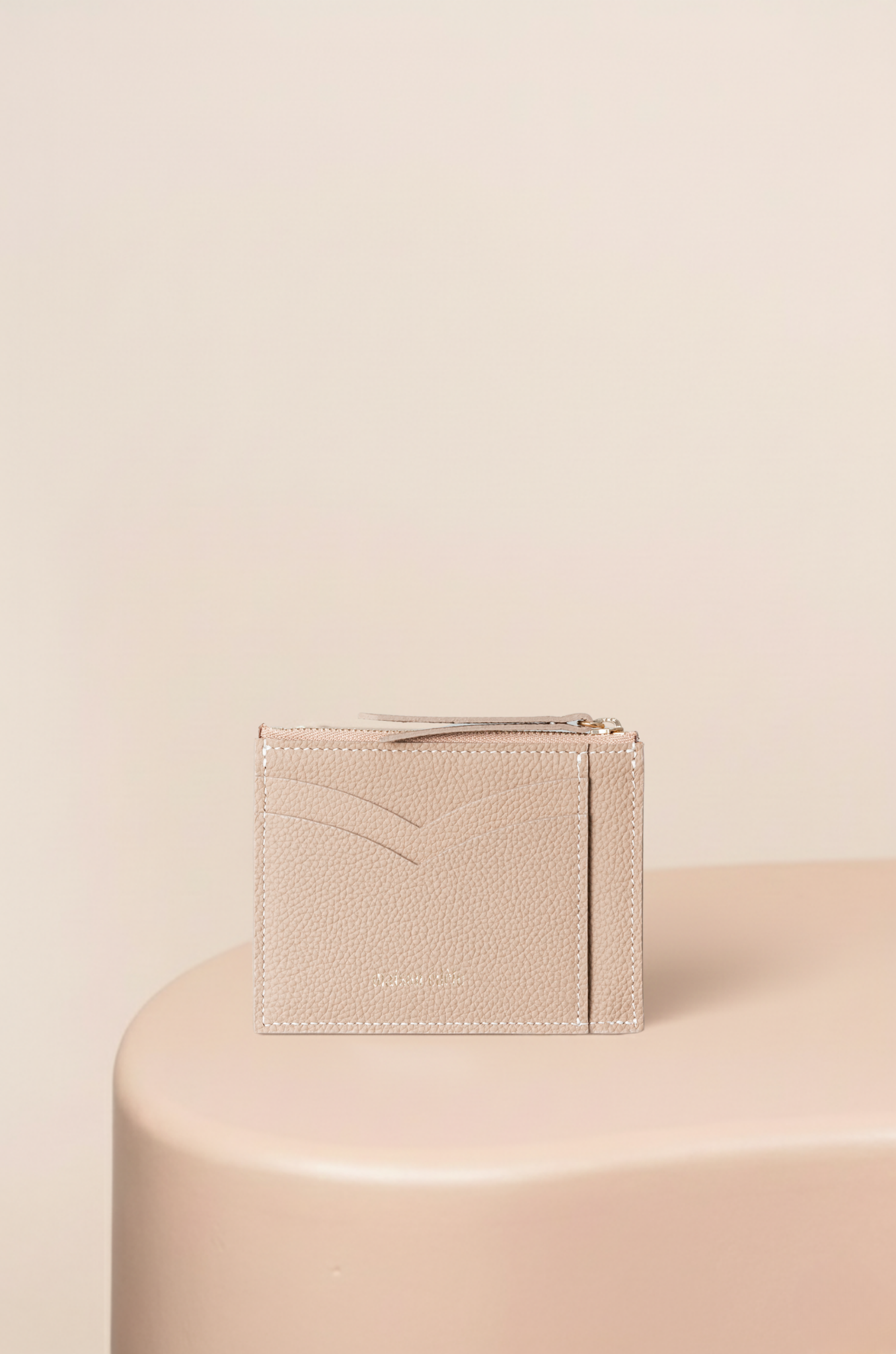 Zip-Up Wallet, Iced Mocha