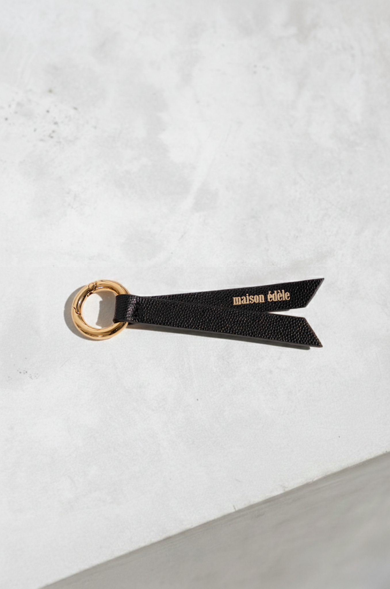 Keychain, Glossy Caviar Black