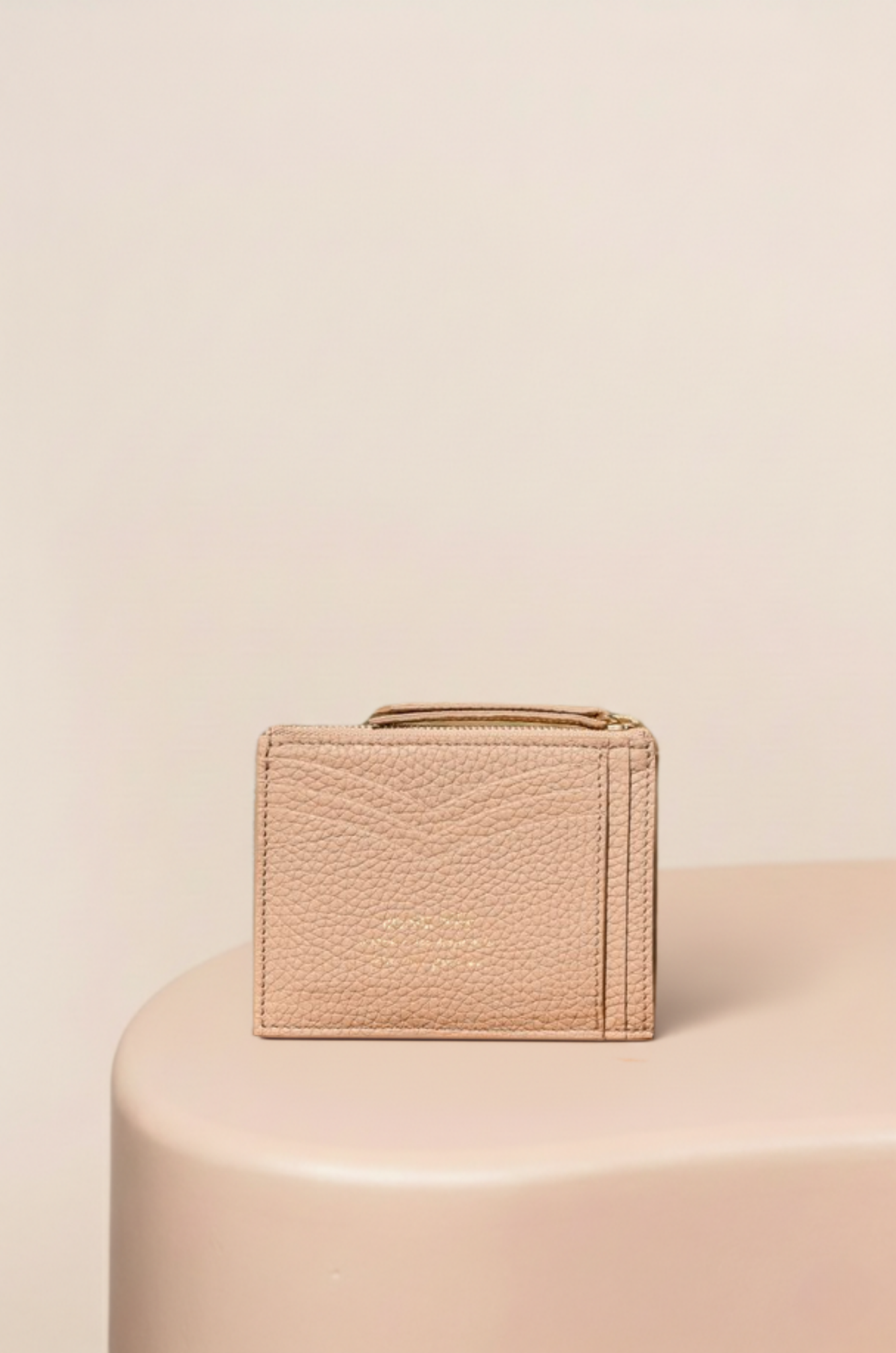 Zip-Up Wallet, Pebble