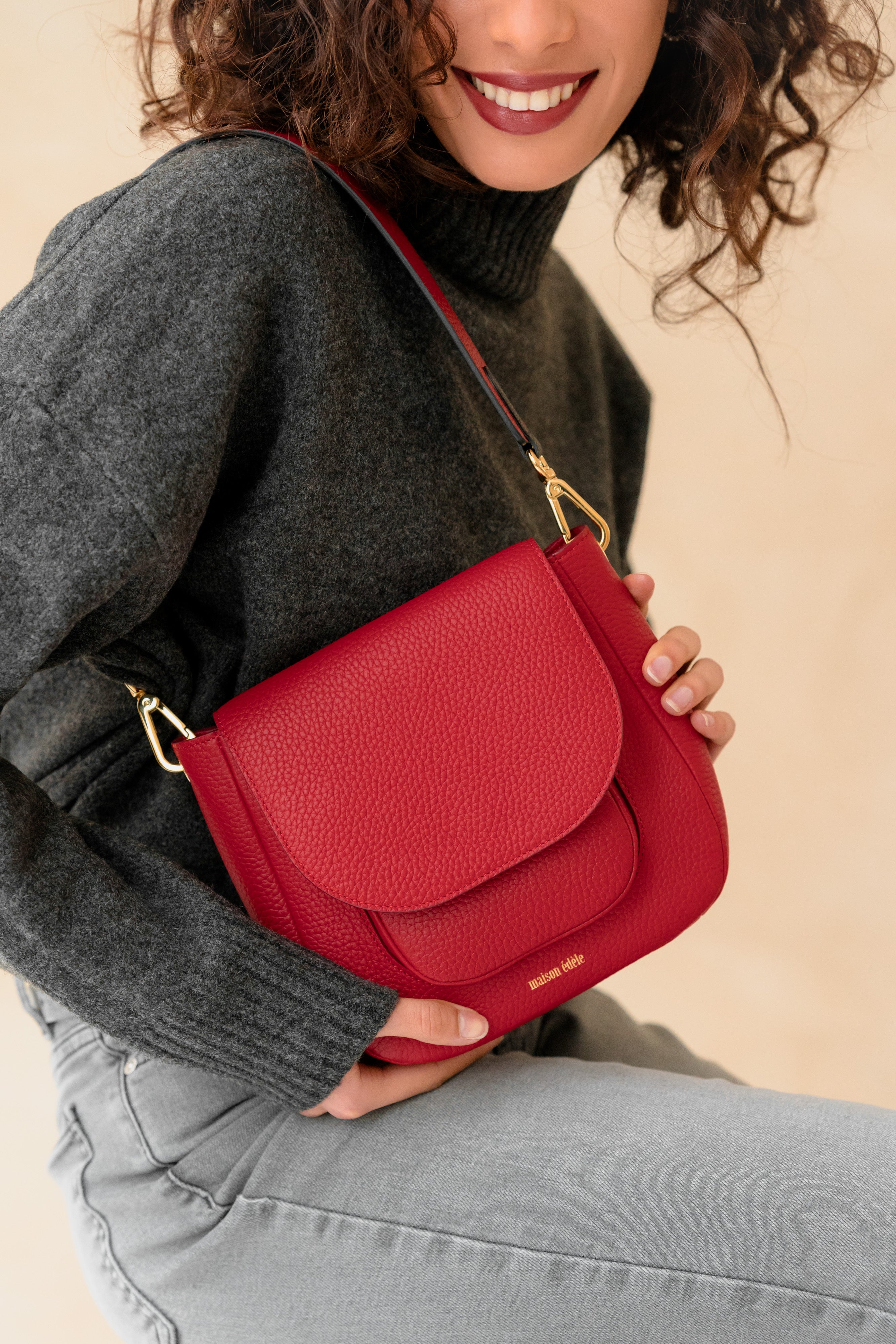 Édèle Rouge Bisous, Poignée Rouge Bisous et Noir Caviar