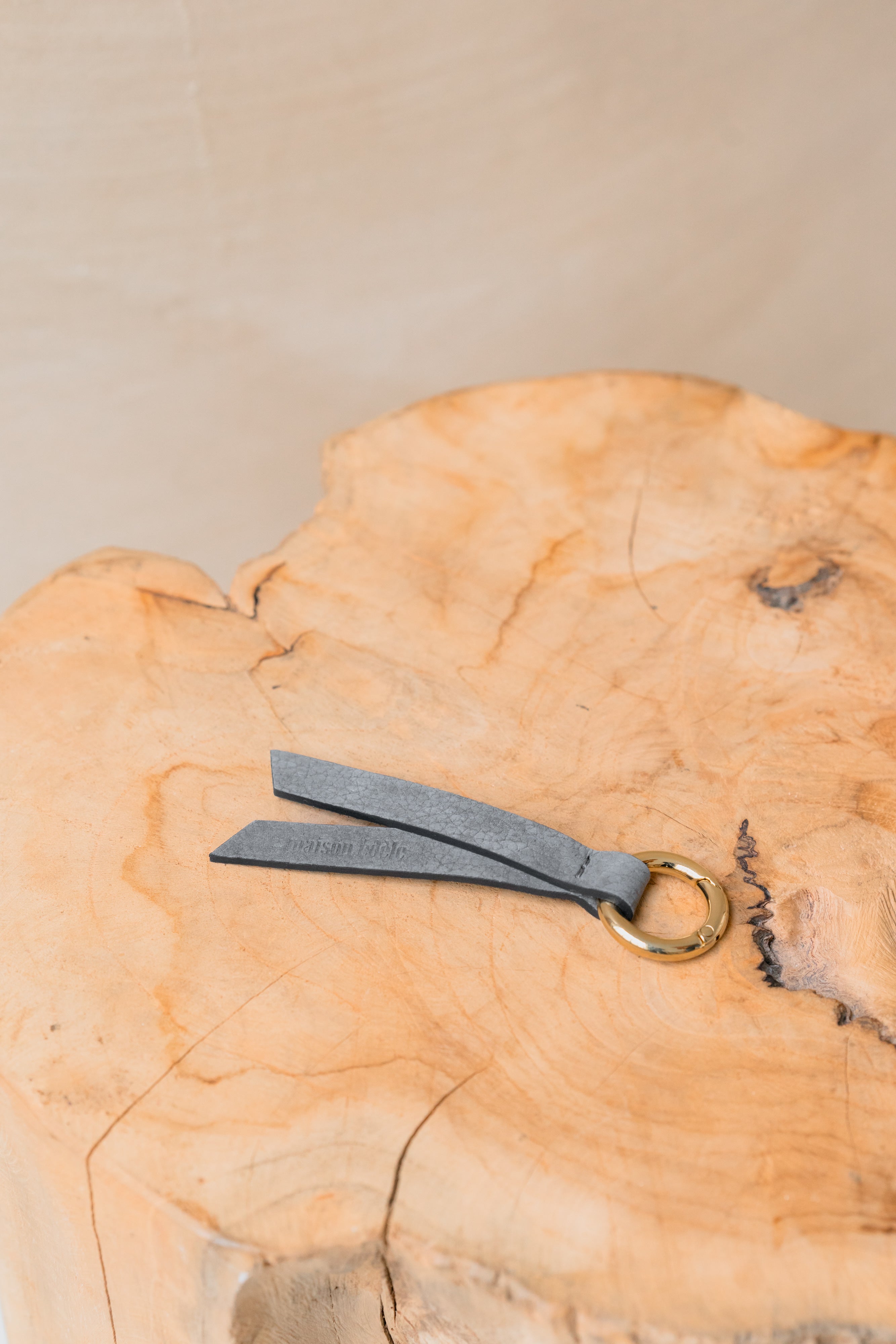 Porte-clés, Gris Nubuck