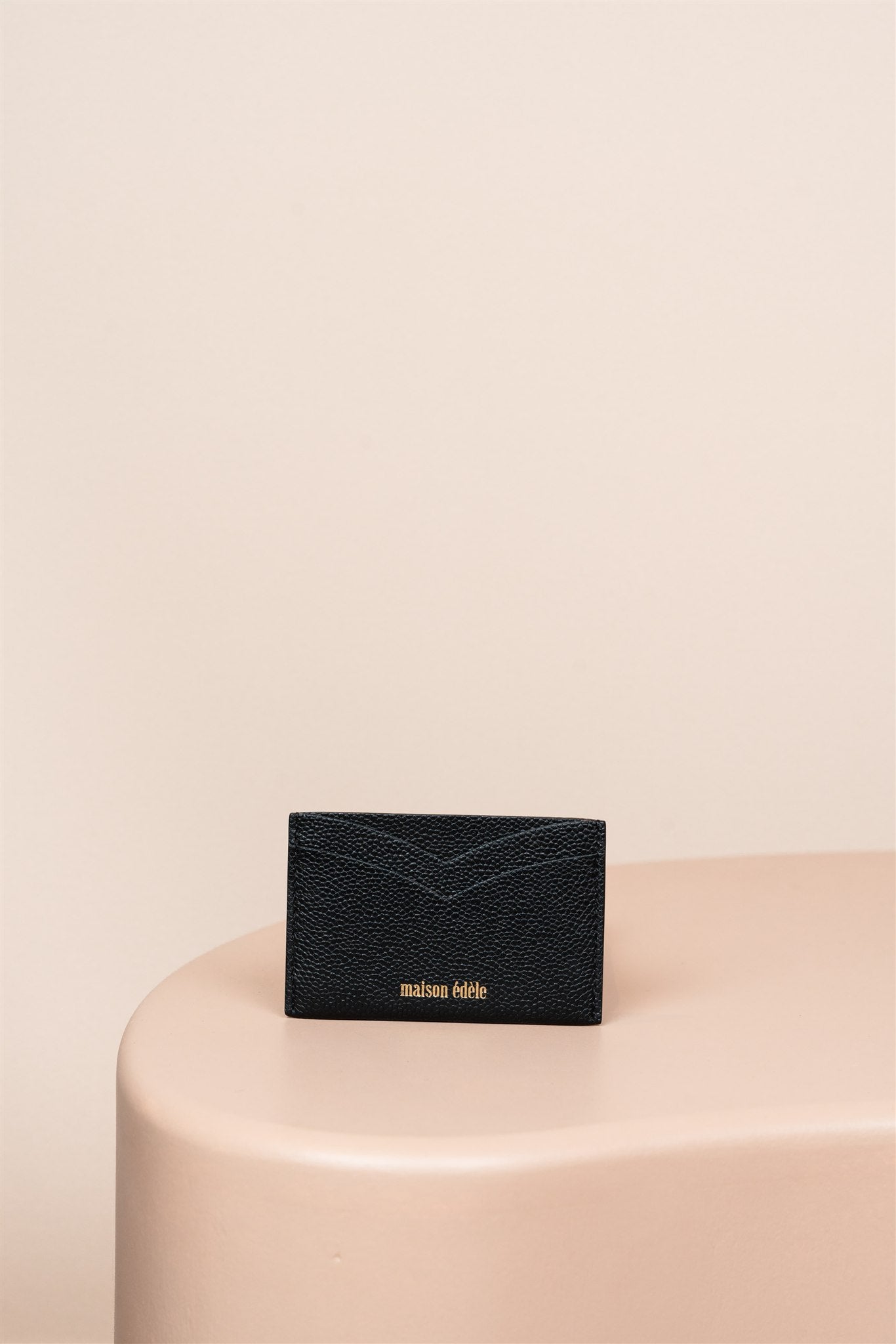 Porte Cartes, Noir Caviar