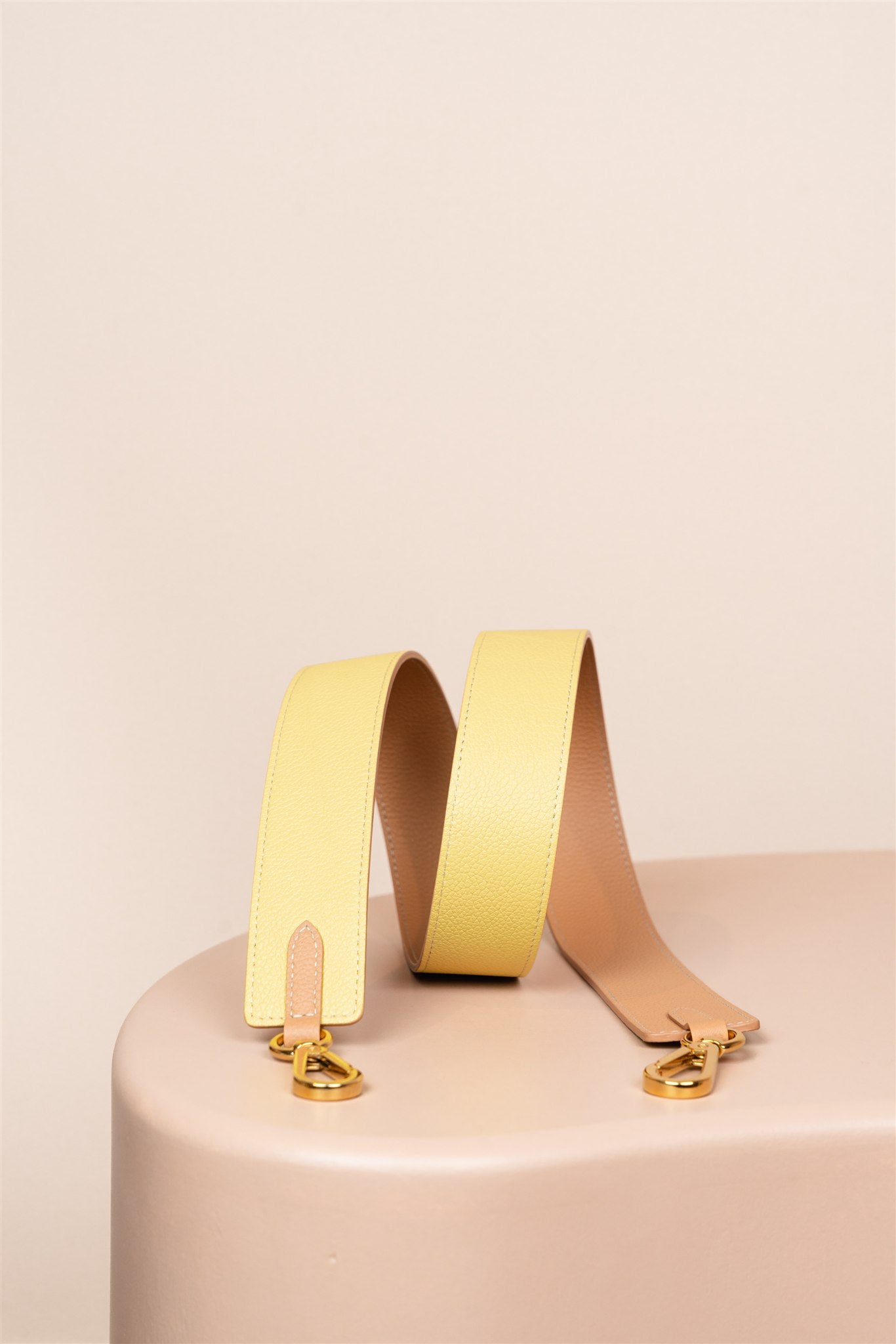 Bandoulière Large, Mimosa et Sable Chaud