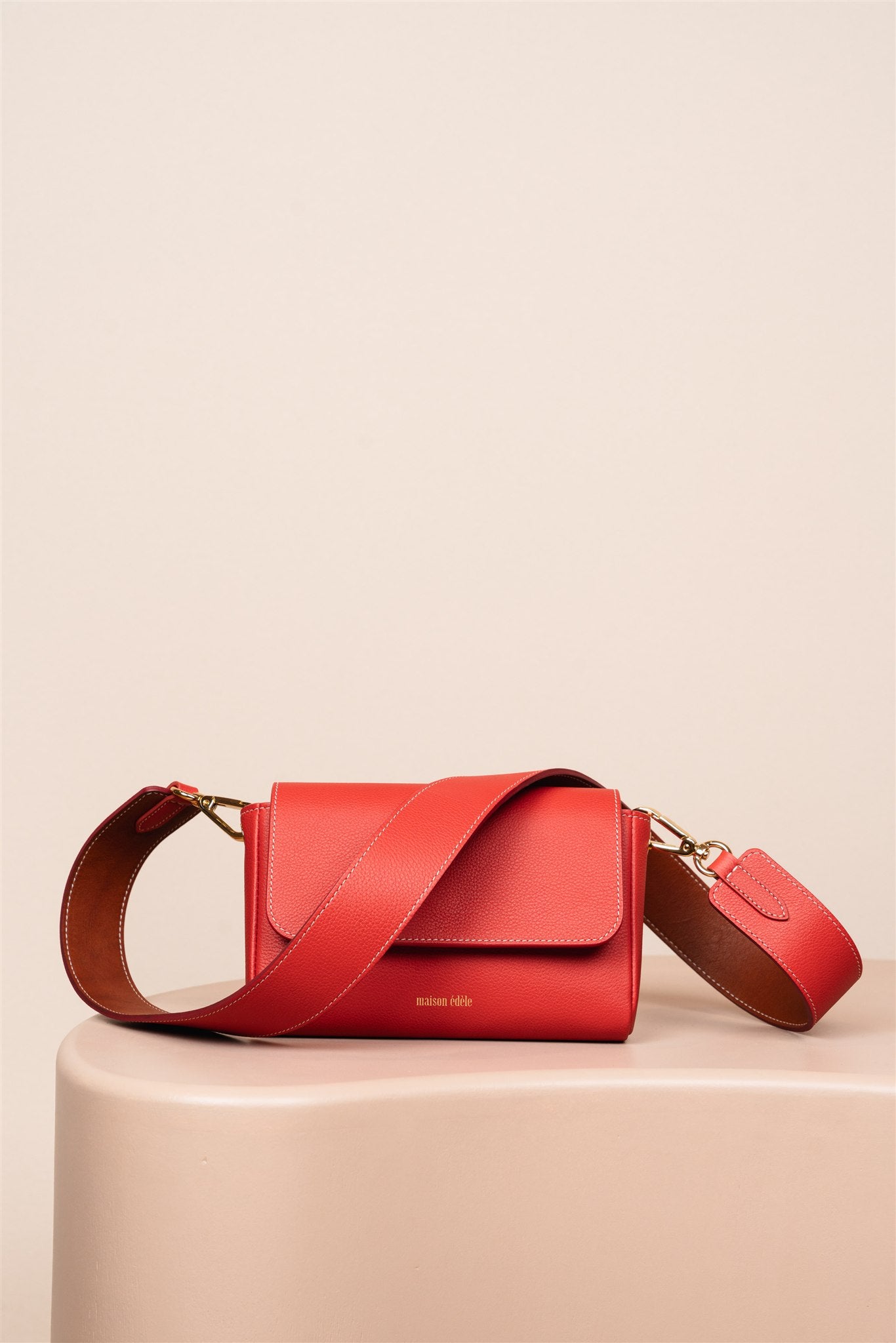 Iris Rooibos, Bandoulière large Rooibos et Camel