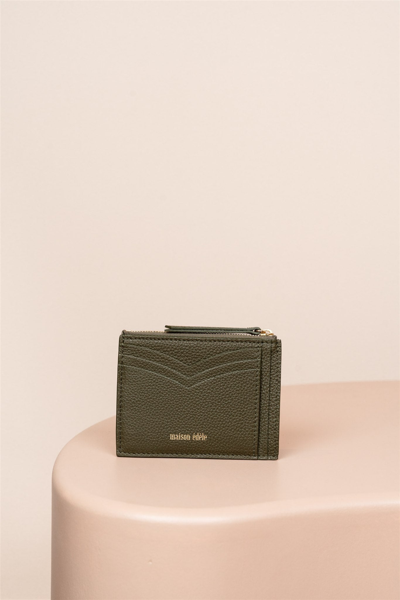 Portefeuille Zippé, Kaki