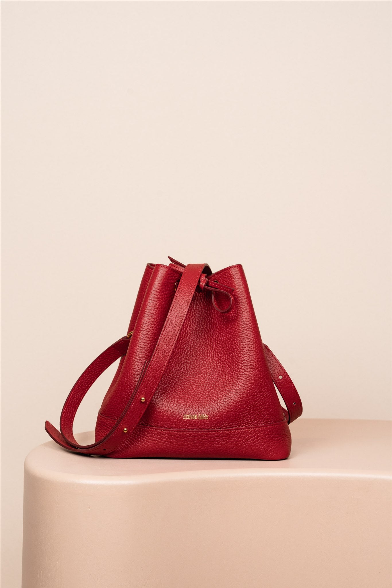 Cléome, Bandoulière Fine, Rouge Bisous