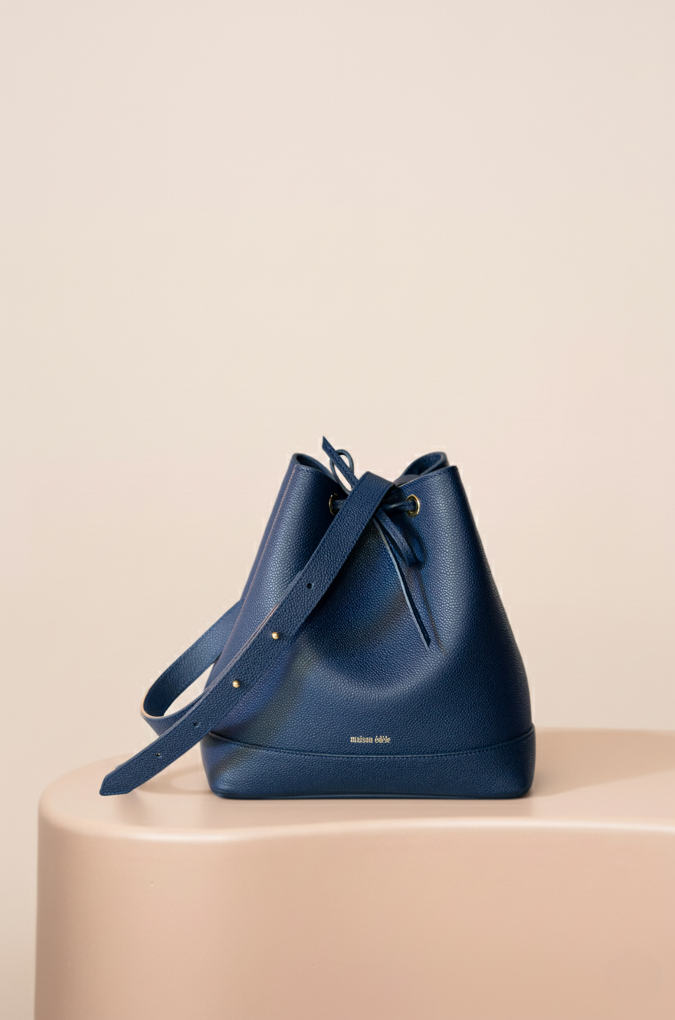 Cléome Fixed Shoulder Bag, Navy Blue